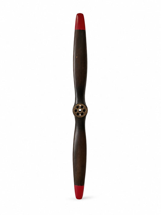 Vintage Style Wooden Airplane Propeller Wall Decor - 185cm Statement Piece - Image 1