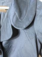 Scanlan & Theodore Double-Breasted Trench Coat Navy Blue - Image 3