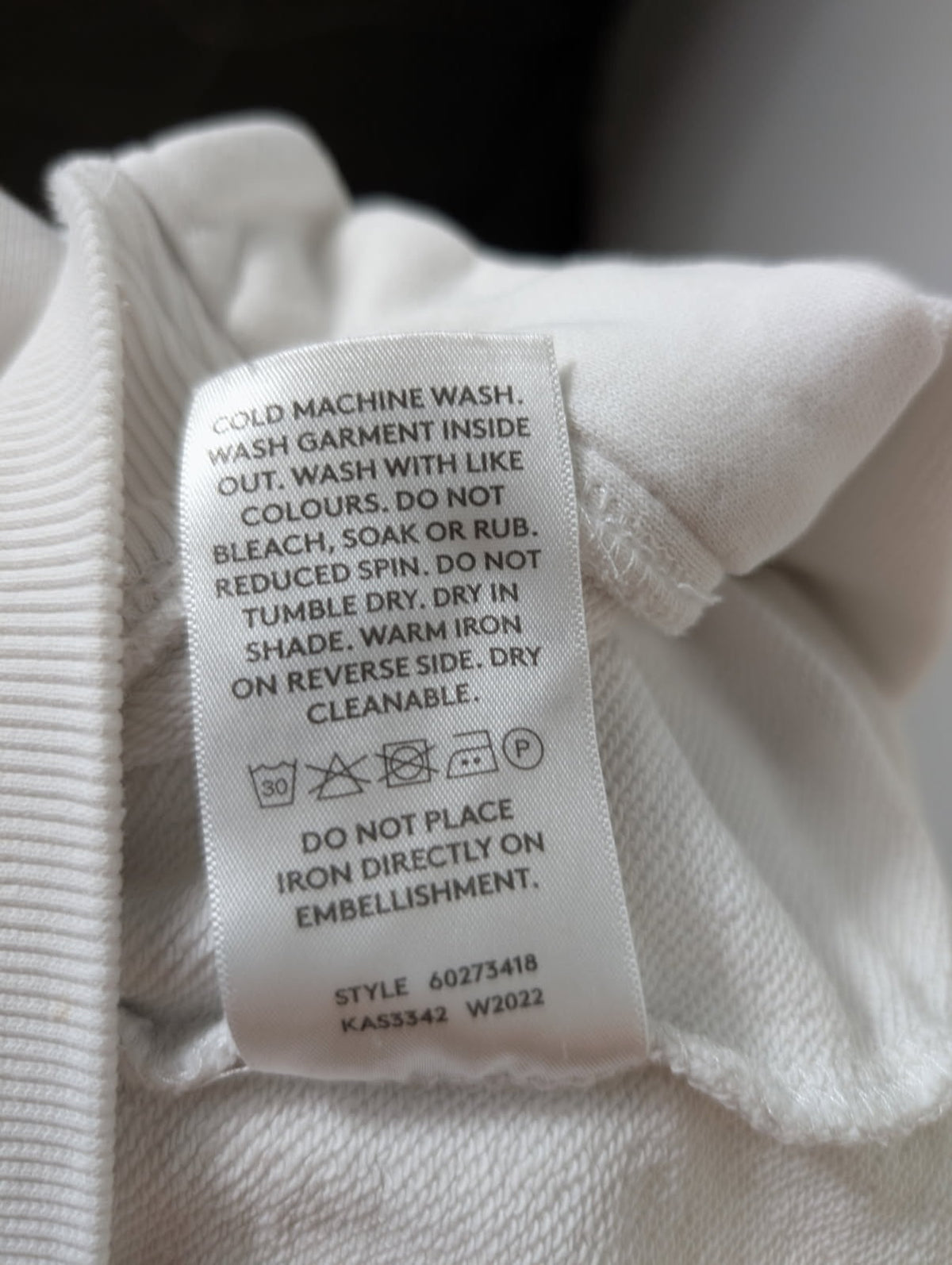 Country Road Women's Sweatshirt White Side Zip Detail - Image 2