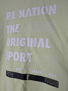 P.E Nation The Original Sport Sweatshirt Light Green Size M - Image 2