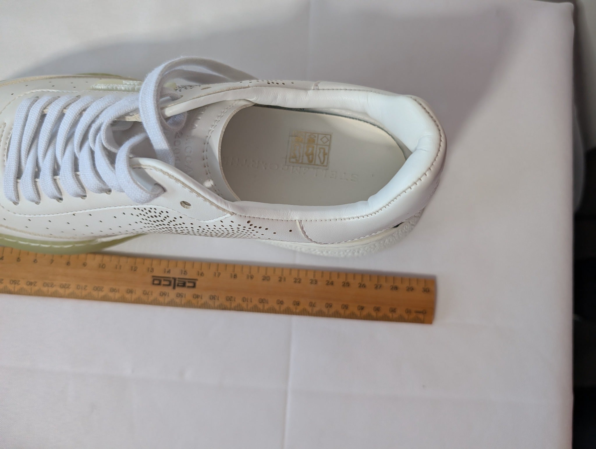 Stella McCartney 2001 Sneakers White Leather EU 41 - Image 10