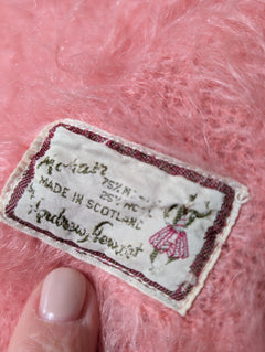Mohair Blend Scarf Dusty Pink One Size - Image 4