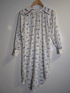 Marie Louise de Mar Sailboat Print Nightshirt White/Blue - Image 10