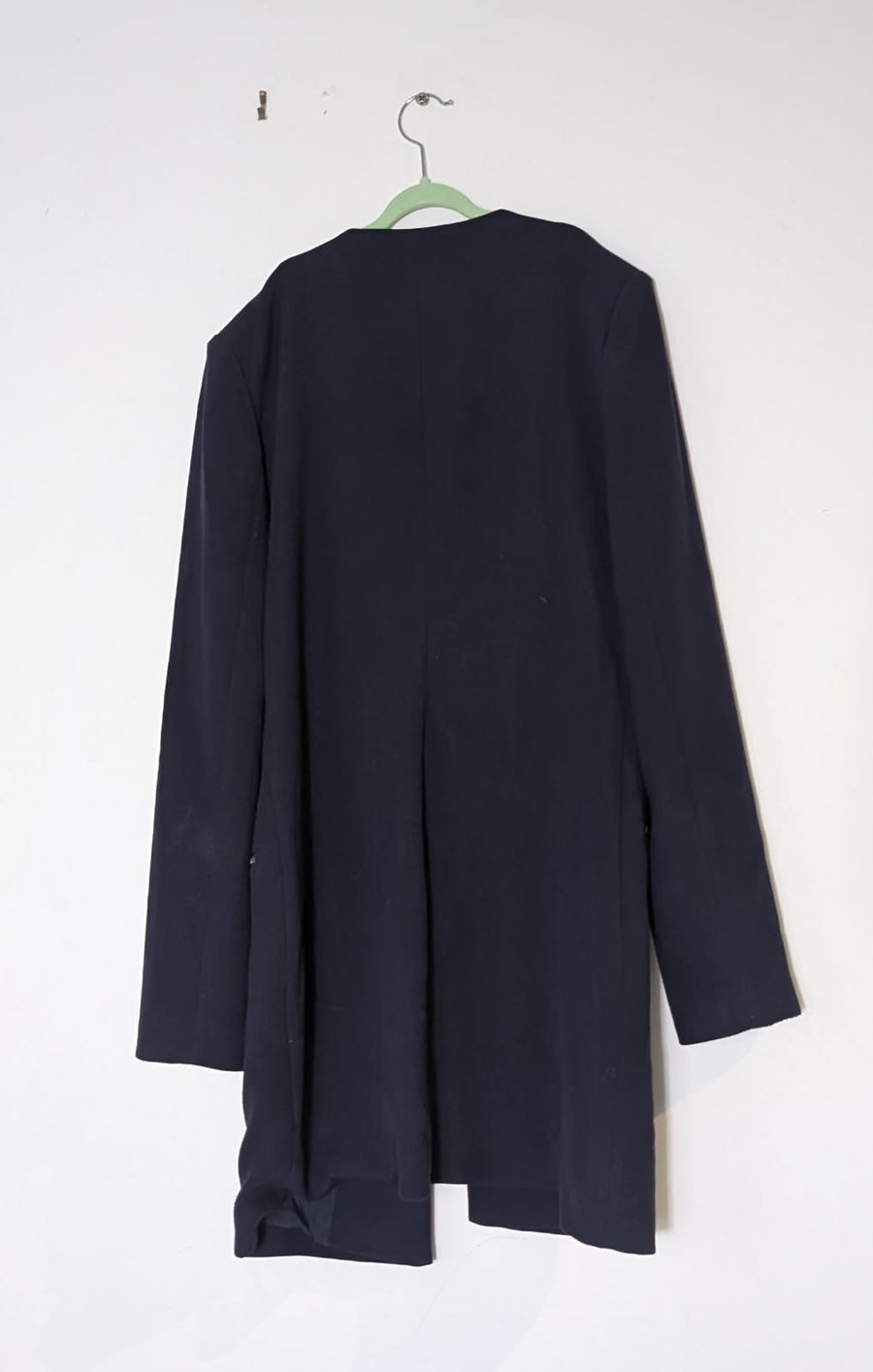 Wish Australia Arosa Blazer Jacket - Navy Blue Zipper Detail Size 12 - Image 4