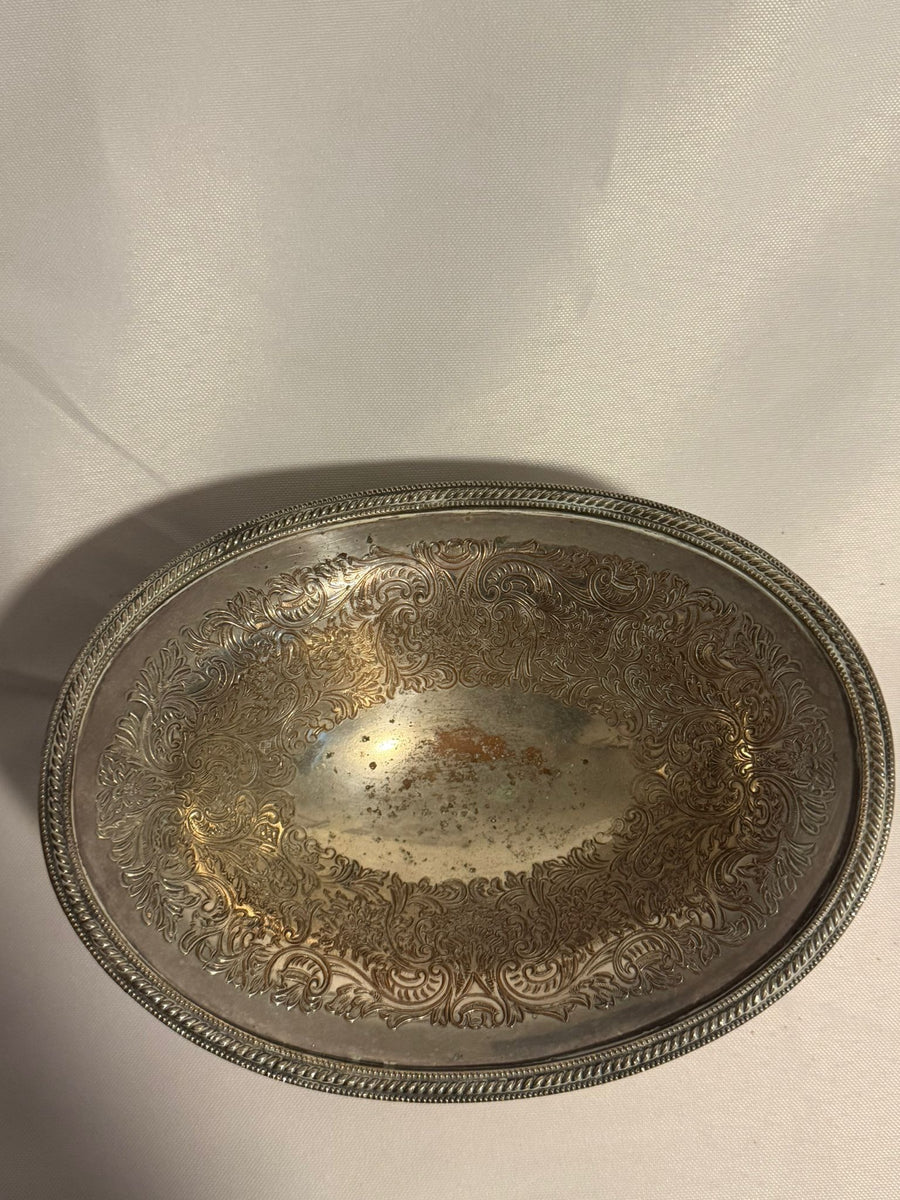 Hardy Bros Ltd Silver Plated Footed Bowl Vintage Reproduction - Image 10