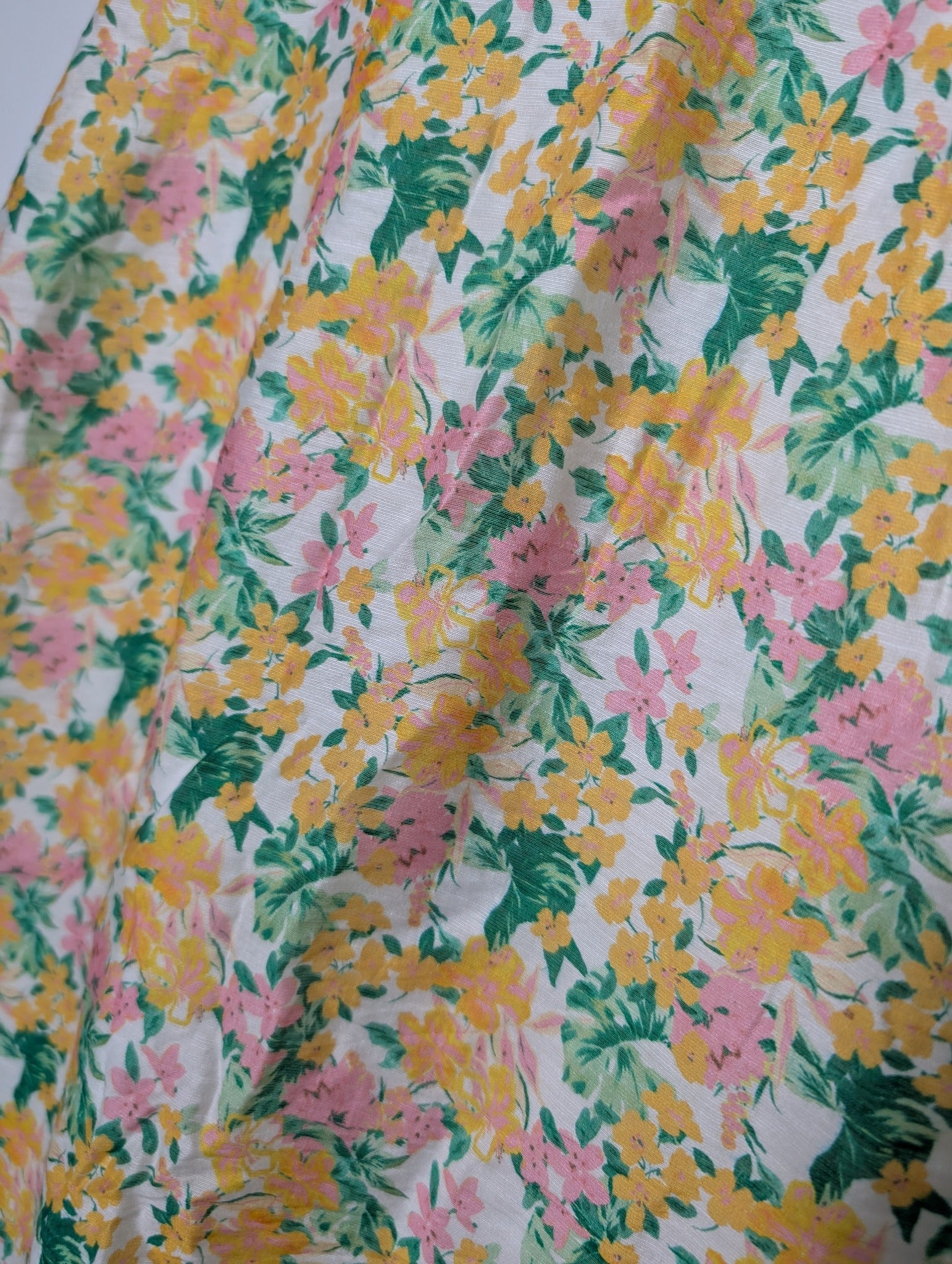 Lover Floral Spaghetti Strap Midi Dress Size 6 - Image 2