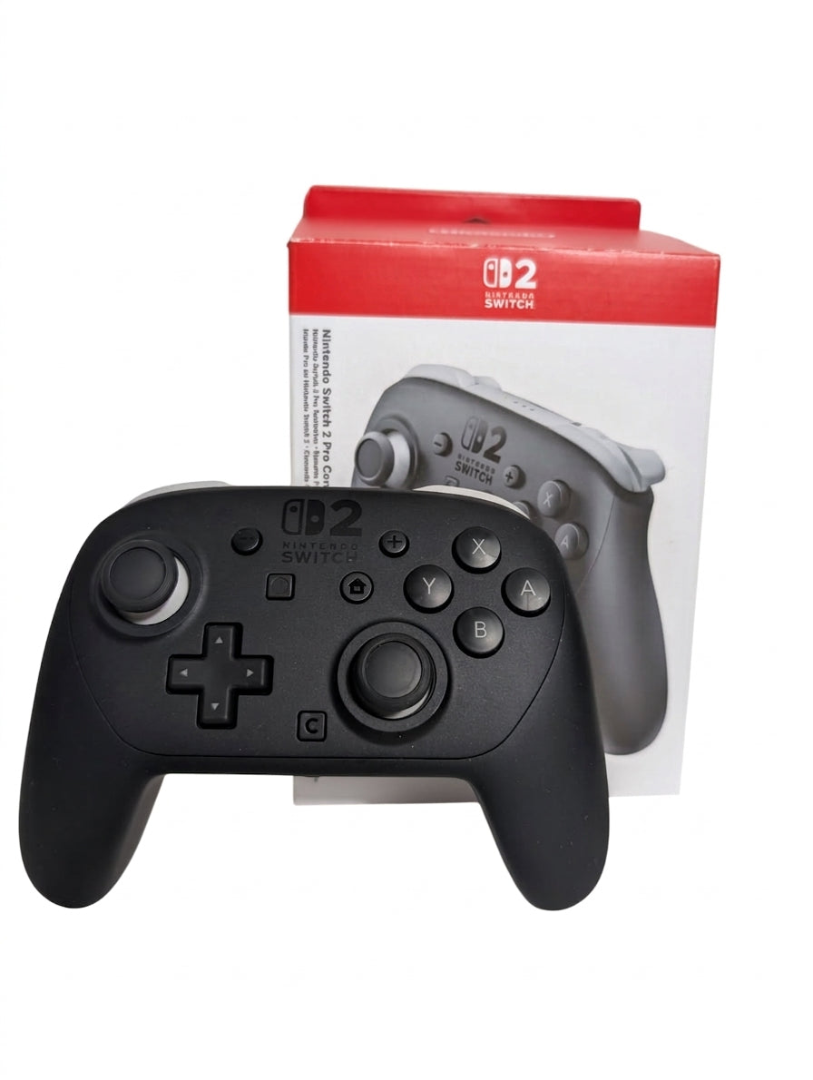 Third-Party Nintendo Switch 2 Style Pro Controller Black - Image 1