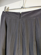 SIR. Wide Leg Trousers Black Silk Front Seam Detail Size 0 - Image 10