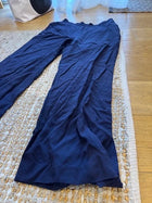 SABA Navy Blue Viscose Trousers - Image 9