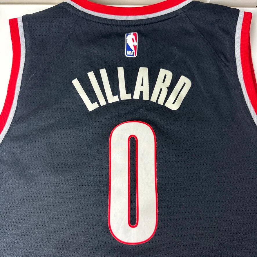 Nike Portland Trail Blazers Damian Lillard #0 Swingman Basketball Jersey - Image 10