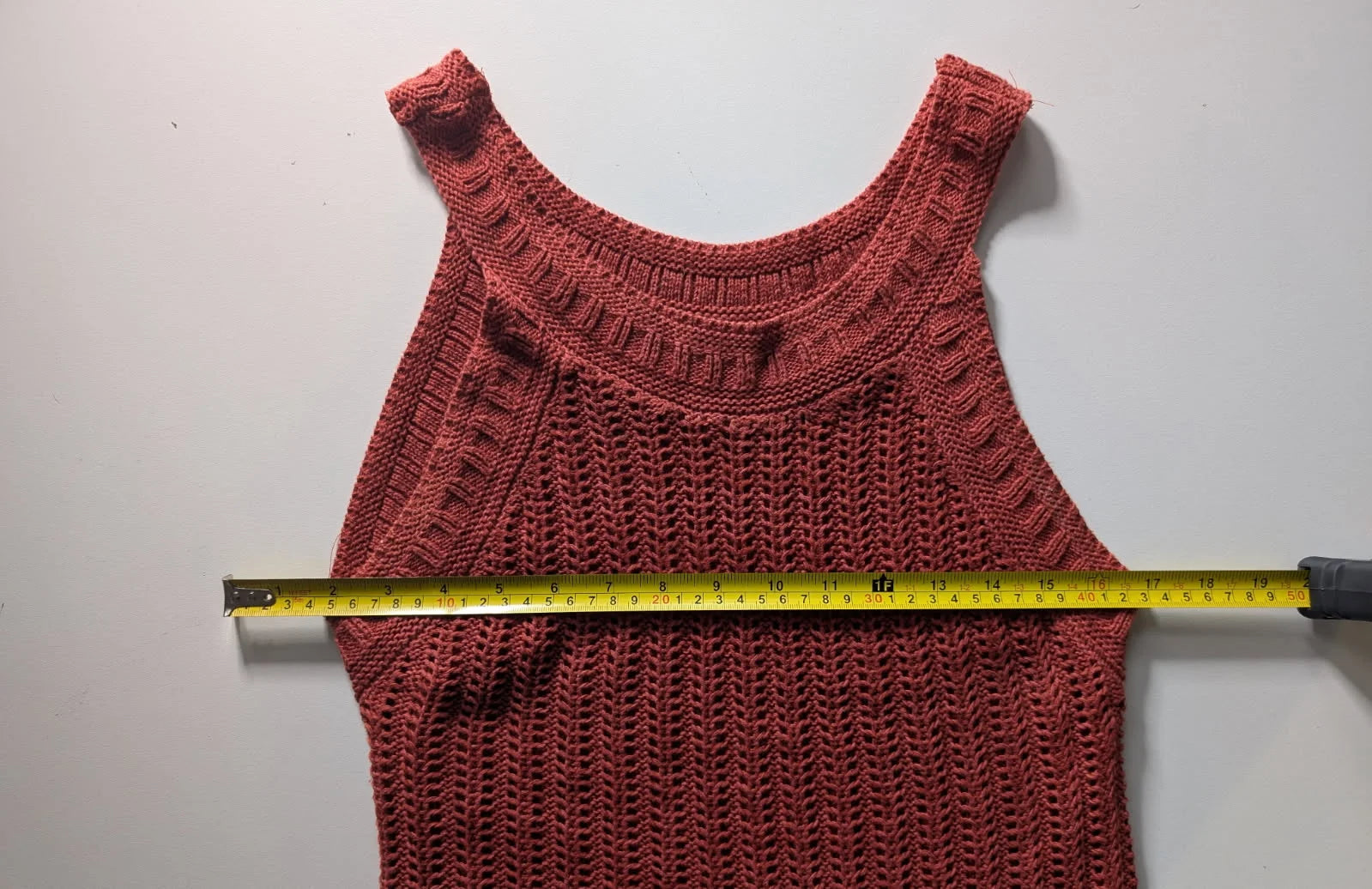 Oxford Woman Rust Knit Tank Top Size 10 - Image 5