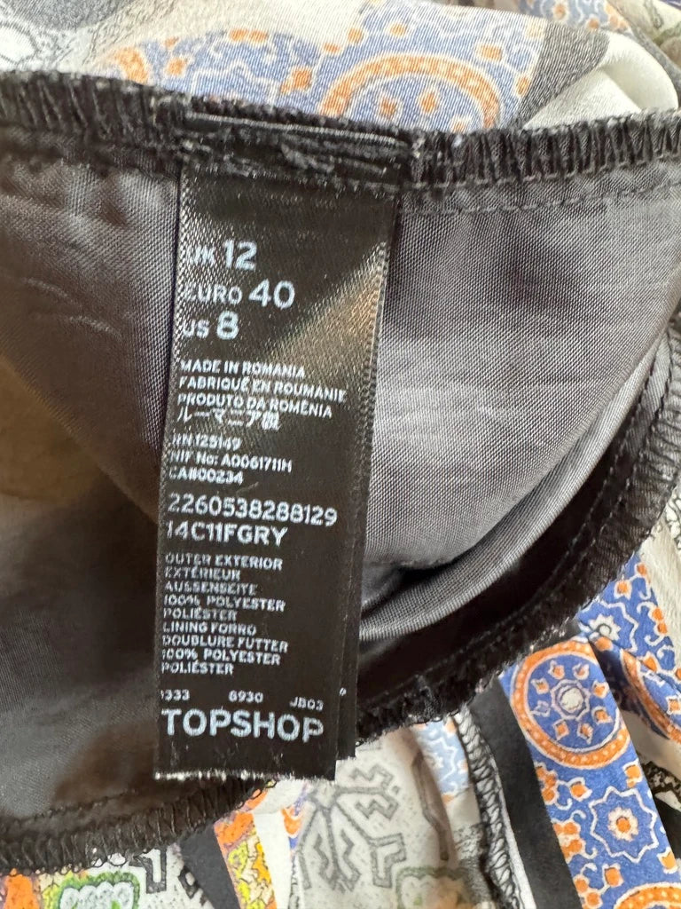 Topshop Geometric Patterned Shorts - Image 3