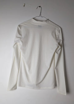 Witchery White Long Sleeve V-Neck Top - Image 5