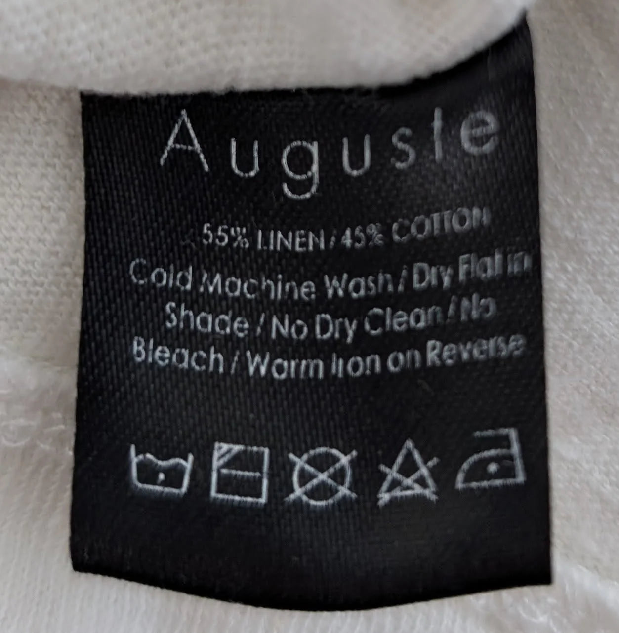 Auguste White Ringer T-Shirt with Mustard Yellow Trim - Image 4