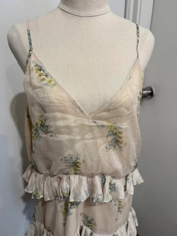 Stevie May Cream Floral Spaghetti Strap Dress - Image 5