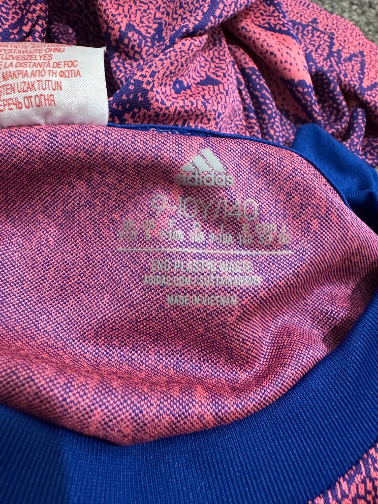 Adidas Juventus Kids Soccer Jersey Pink Blue - Image 7