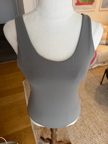 Noli Grey Sleeveless Scoop Neck Bodysuit - Image 6