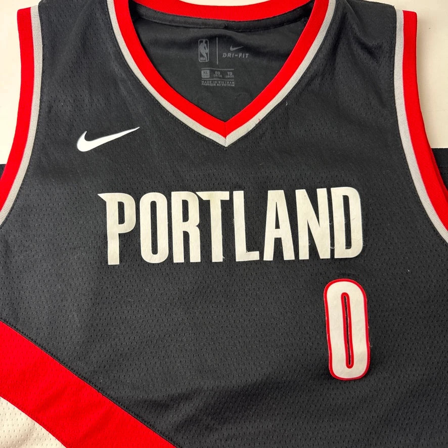 Nike Portland Trail Blazers Damian Lillard #0 Swingman Basketball Jersey - Image 11