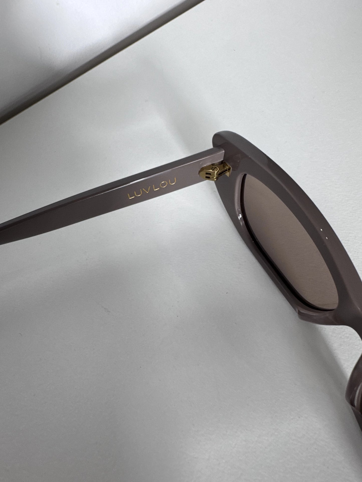 LUVLOU Taupe Cat-Eye Sunglasses Handcrafted Frames - Image 10