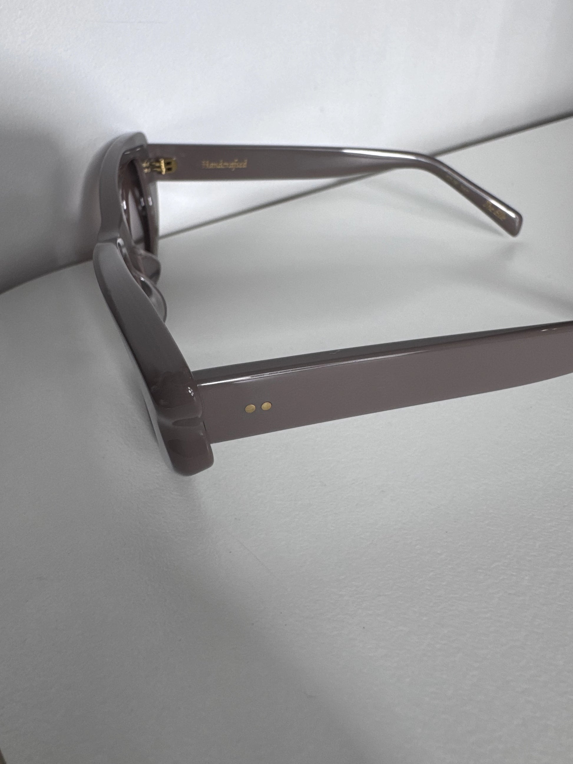 LUVLOU Taupe Cat-Eye Sunglasses Handcrafted Frames - Image 11