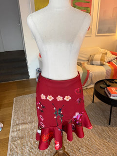 ASOS Red Floral Mini Skirt - Image 10