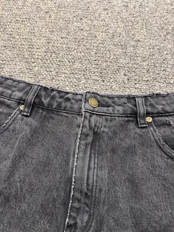 Rolla's Dusters High Rise Slim Black Denim Shorts Size 28 - Image 9