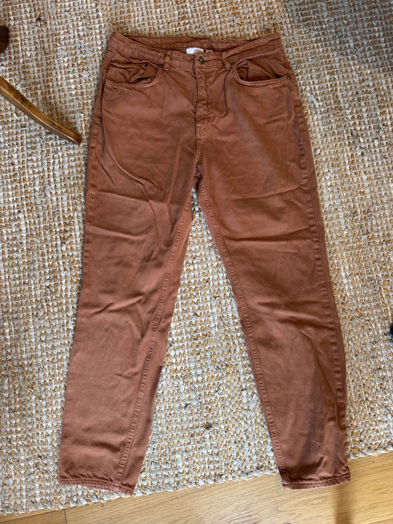 Ragged Jeans Men's Brown Denim Jeans Size 34 - Image 13