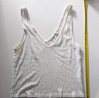 Jac+Jack White Ribbed V-Neck Tank Top - Image 7