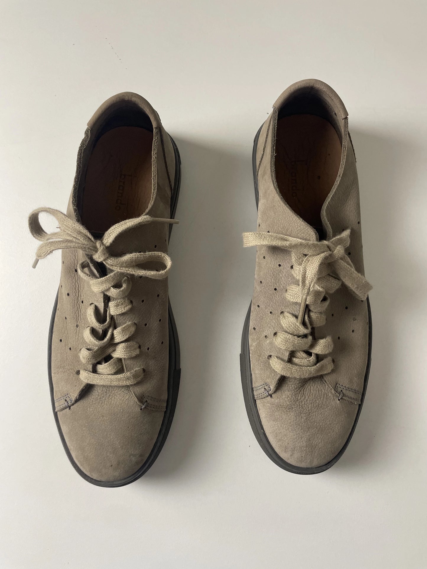 Brando Beige Suede Sneakers - Image 12