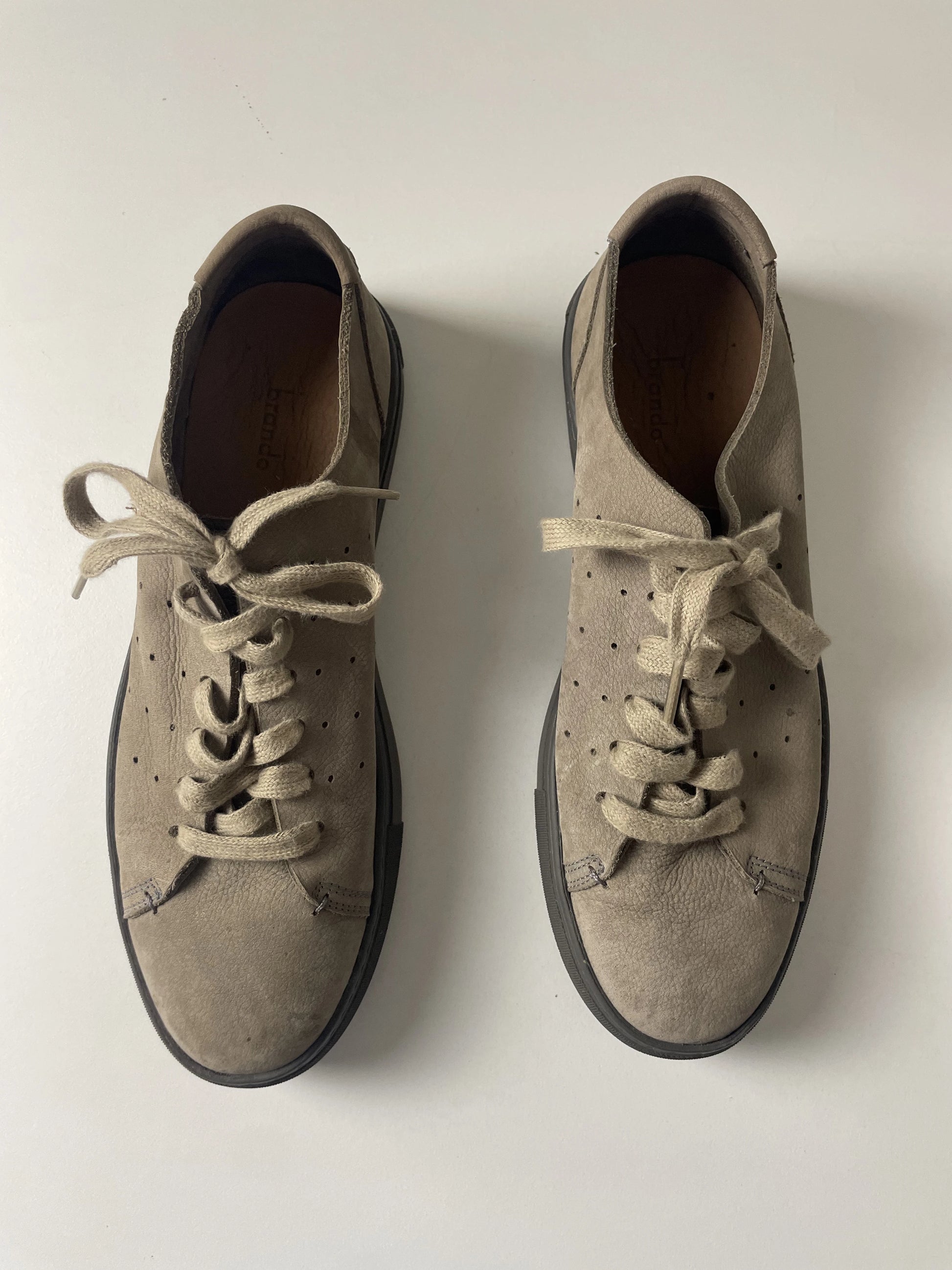Brando Beige Suede Sneakers - Image 12