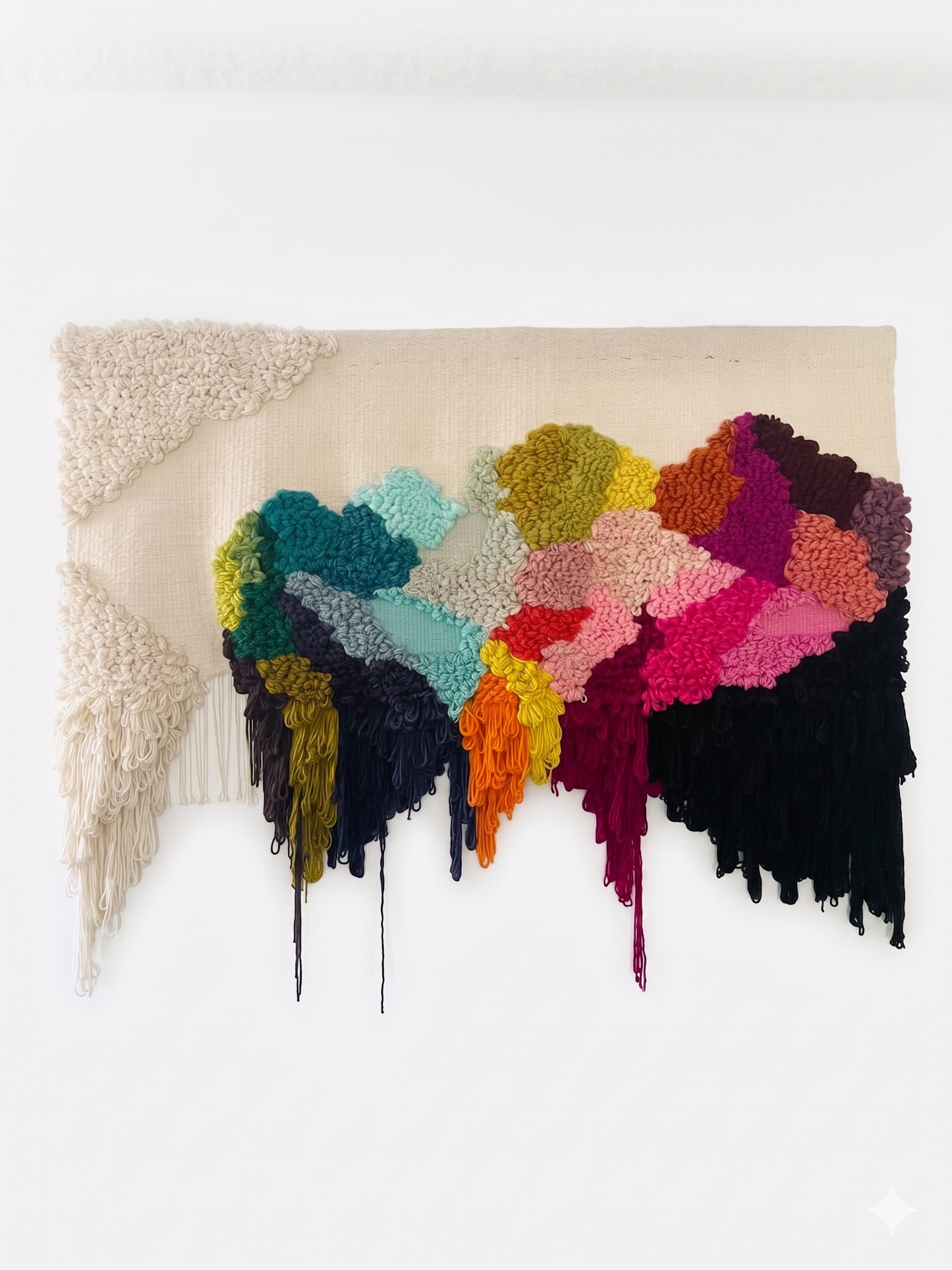 Wall Hanging Textile Art Bespoke Natalie Miller Handwoven Statement Piece
