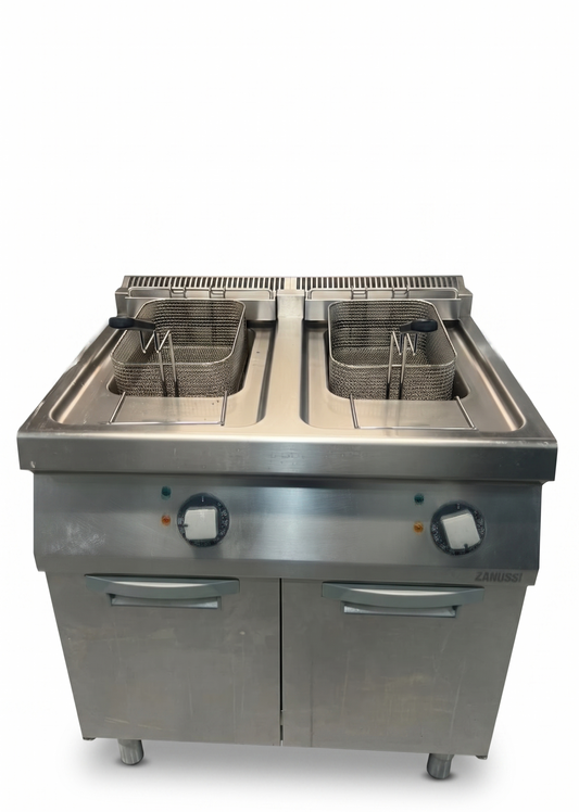 Zanussi Commercial Electric Fry Top Smooth Chrome Plate