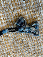 Tom Ford Men's Silk Plaid Pre-Tied Bow Tie - Made in Italy - Image 2