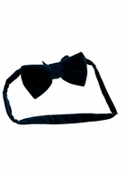 BOSS Men's Dark Teal Velvet Adjustable Bow Tie - Image 1