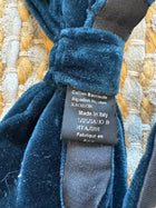 BOSS Men's Dark Teal Velvet Adjustable Bow Tie - Image 3