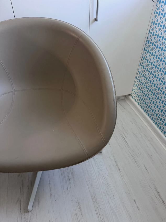 Pedrali Gliss 361 Egg Style Lounge Chair Real Leather Modern Designer Accent