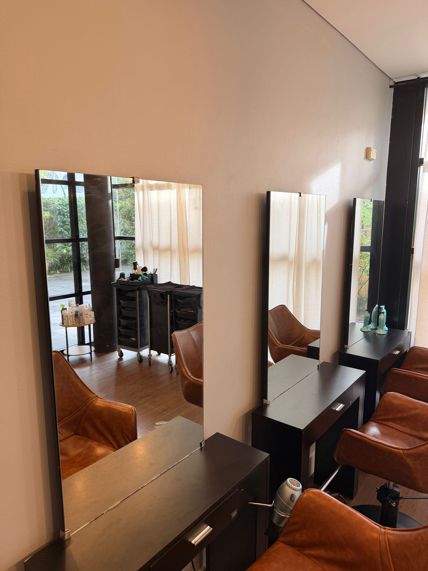 Salon Mirror Wall Mounted Large Rectangular Commercial Hairdresser Beauty Mirror 60x100