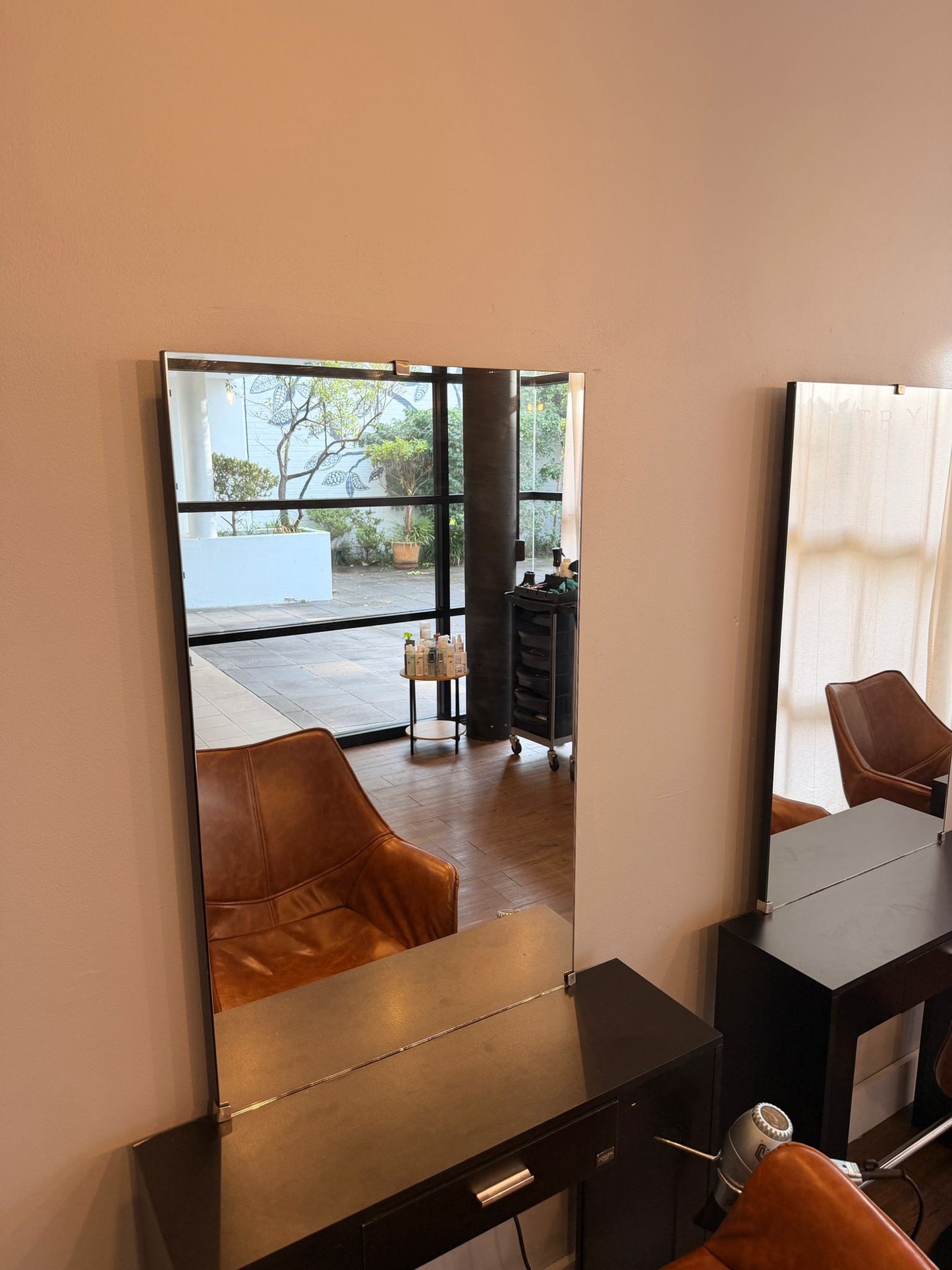 Salon Mirror Wall Mounted Large Rectangular Commercial Hairdresser Beauty Mirror 60x100
