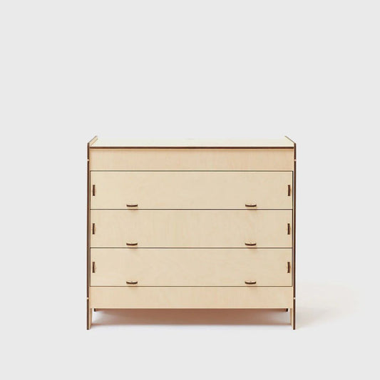 Plyroom A4 Birch Natural Drawer Unit Designer Timber Chest 2021 Storage Cabinet
