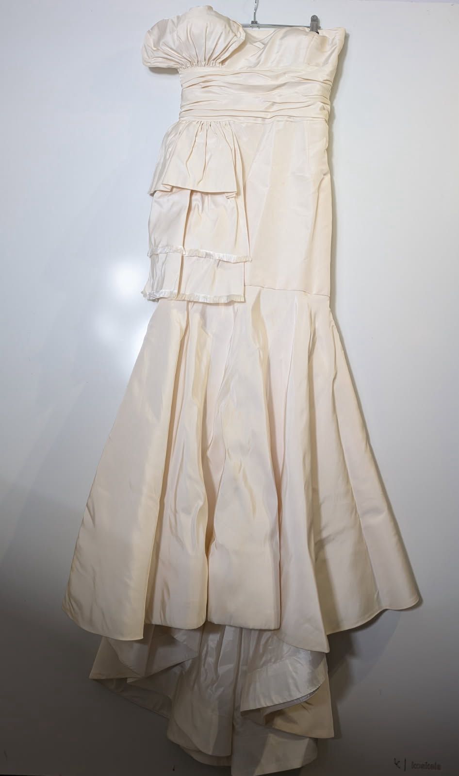 Oscar de la Renta Silk Wedding Gown US 10