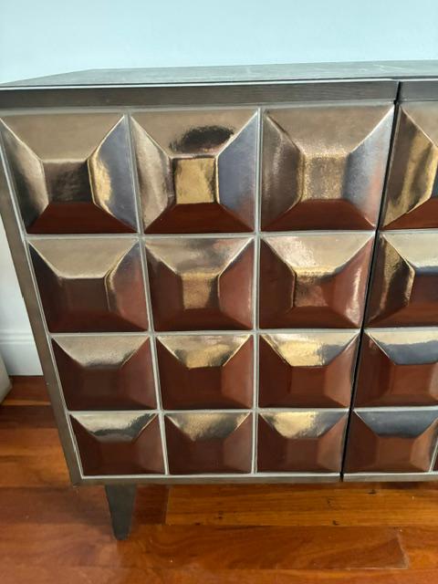 West Elm Lubna Chowdhary Tiled Buffet Cabinet