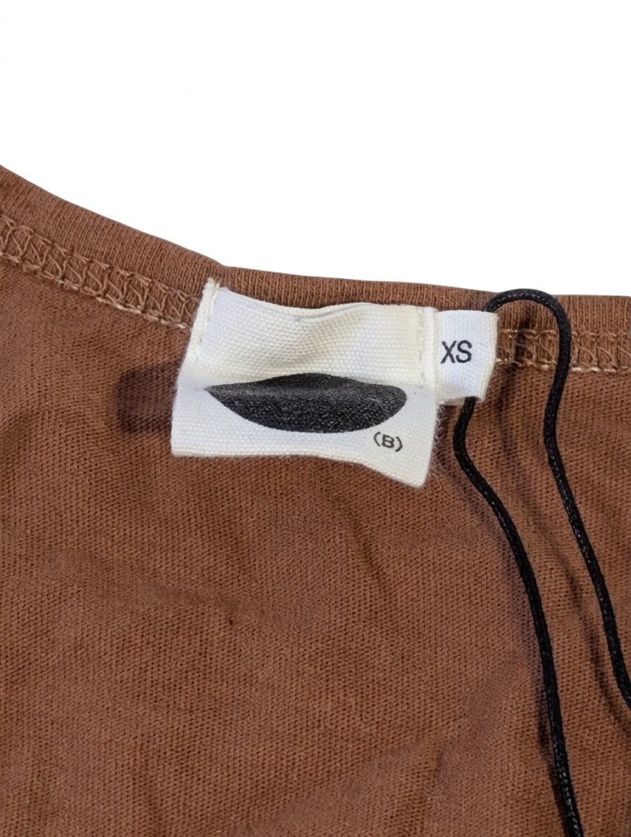 Baserange Omo Long Sleeve Tee - Organic Cotton Brown Size XS - Image 6