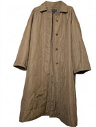 Ginger & Smart Quilted Long Coat - Tan Women's Size 8 - Image 1