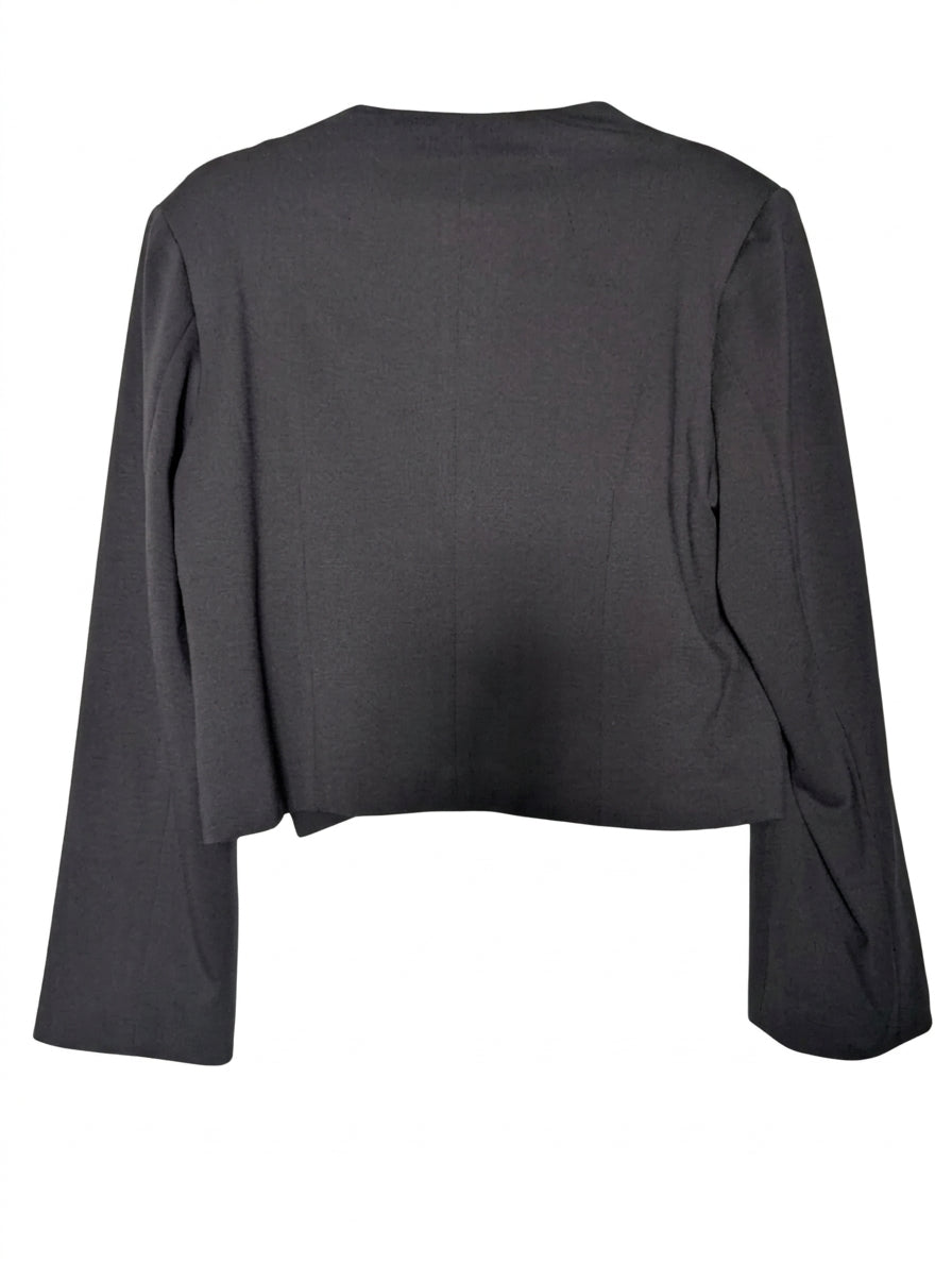 Sarissa Black Cropped Blazer Jacket - Women's Size XXL - Image 2
