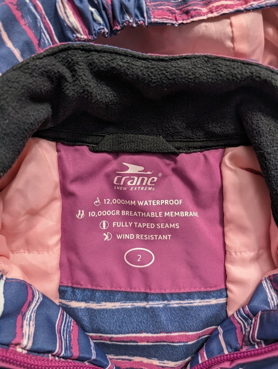 Crane Snow Extreme Ski Jacket - Waterproof & Breathable Kids Size 2 - Image 2