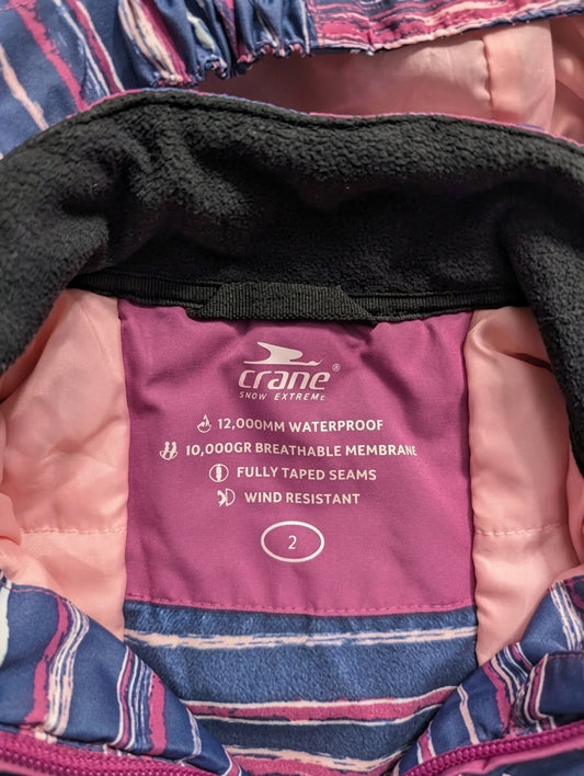 Crane Snow Extreme Ski Jacket - Waterproof & Breathable Kids Size 2 - Image 2
