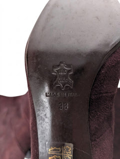 Scanlan & Theodore Suede Knee High Boots - Made In Italy - EU 38 - Image 2