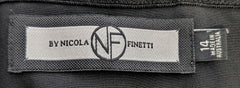 Nicola Finetti Strapless Maxi Dress - Black Size 14 - Image 3