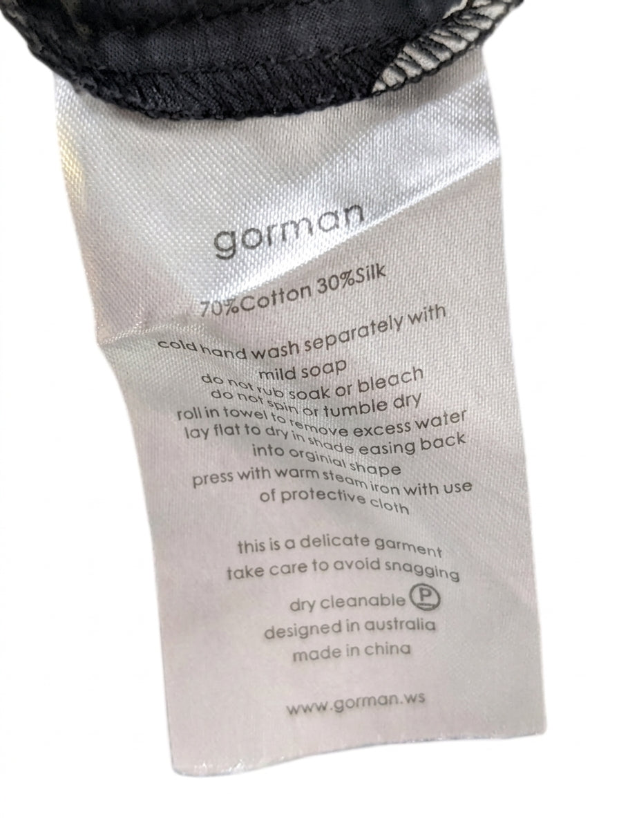 Gorman Cotton Silk Blend Polka Dot Skirt - Black & White - Image 2