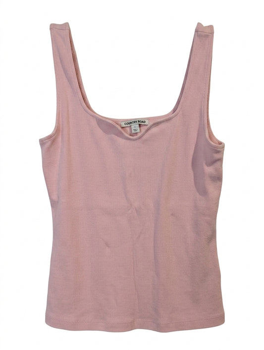 Country Road Ribbed Tank Top - Pastel Pink Women's Size S - Image 1